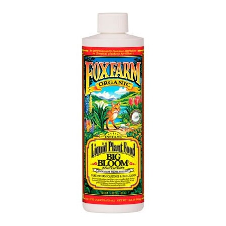 Hydrofarm FoxFarm Big Bloom Liquid Plant Food Concentrate, 1 pt. FX14091